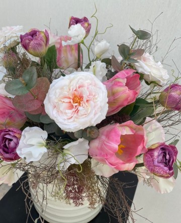 Tulpen rozenboeket hoogte 54 diameter 50 26950 4